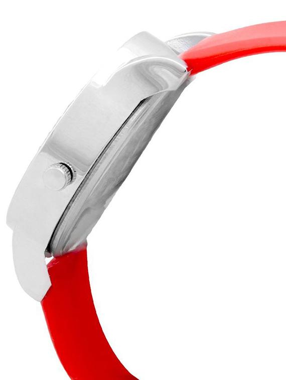 red  wrist watch - 11195759 -  Standard Image - 1