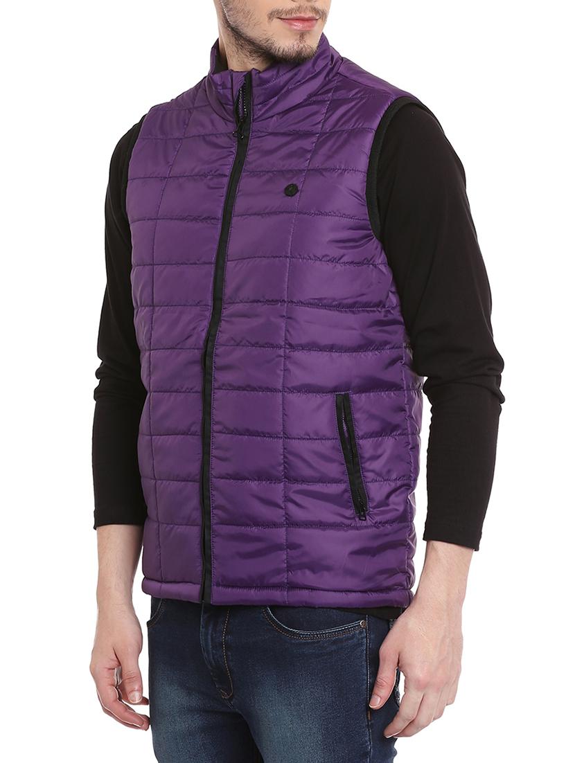 red nylon puffer jacket - 11205040 - Standard Image - 1
