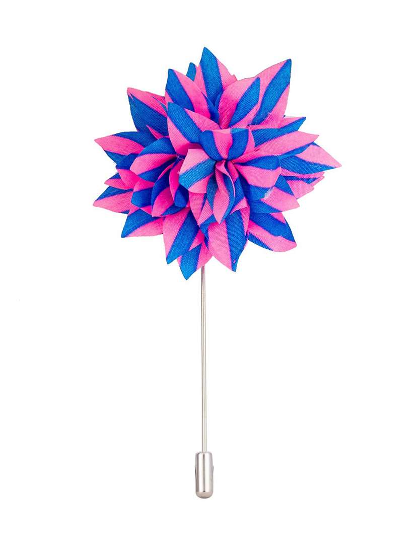 multi colored metal brooch