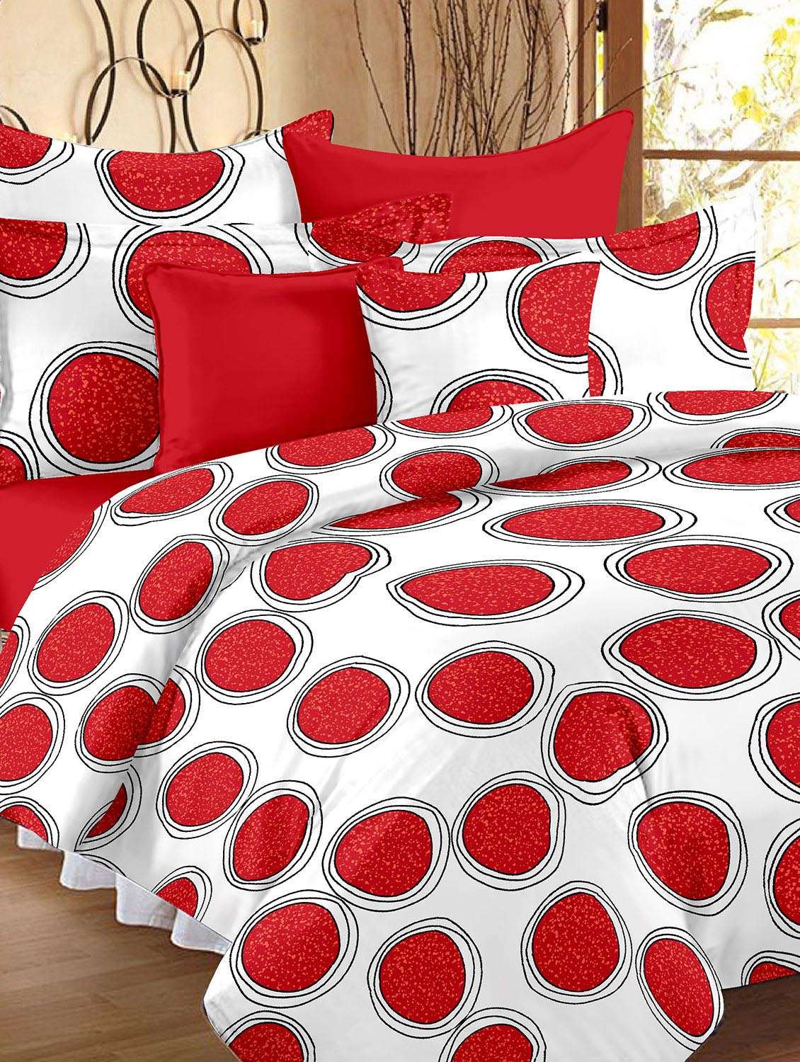 comfort cotton single bedsheet with 1 pillow cover