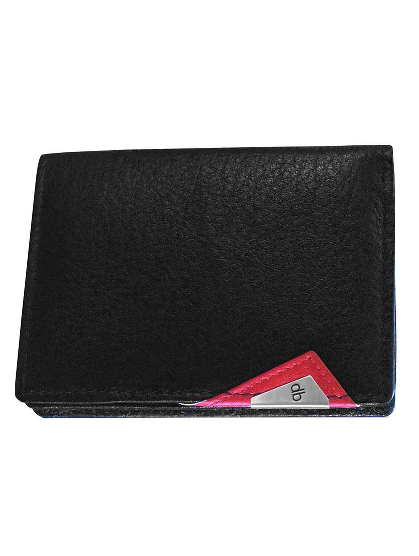 black & red leather wallet - 11260740 -  Zoom Image - 0