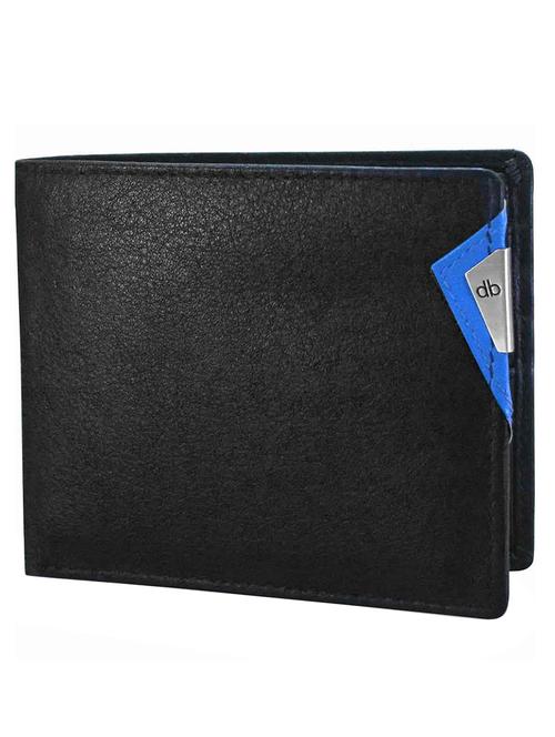 black & blue leather wallet - 11260744 -  Standard Image - 0
