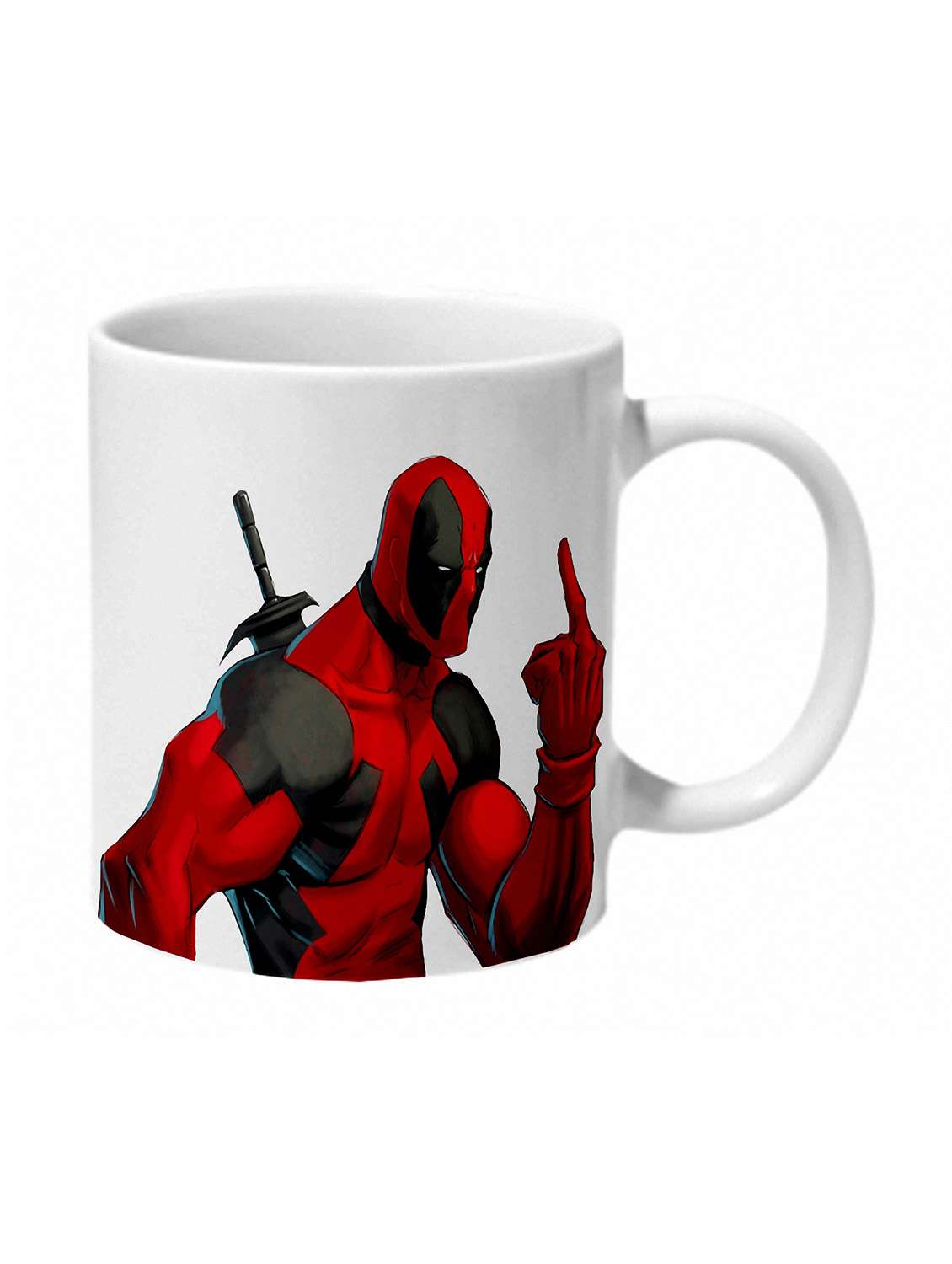 mooch wale deadpool says f u ceramic mug