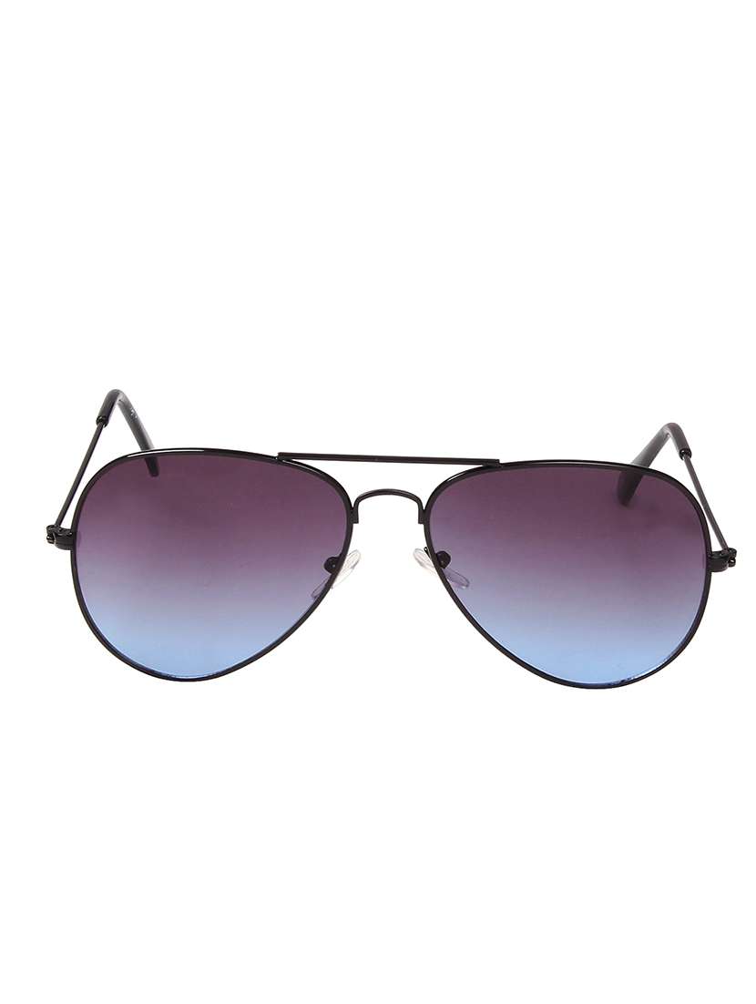 black metal aviator men sunglass