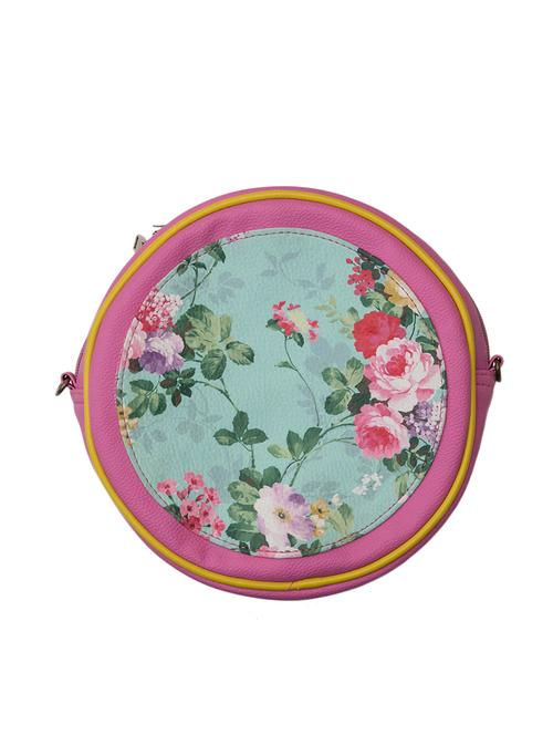 pink floral printed sling bag - 11303635 -  Standard Image - 0