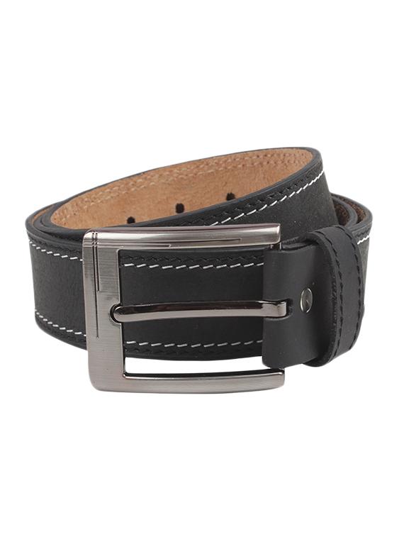 black color, leatherette belt - 11358444 -  Zoom Image - 0