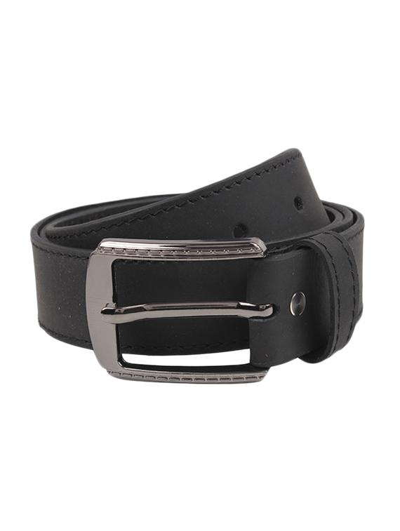 black color, leatherette belt - 11358447 - Zoom Image - 0
