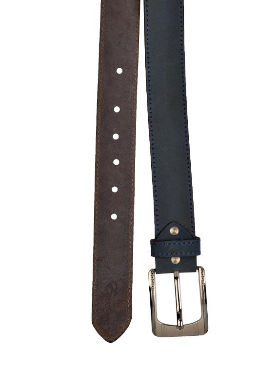 blue color, leatherette belt - 11358448 - Standard Image - 1