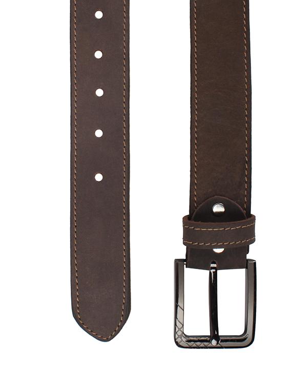 brown color, leatherette belt - 11358449 -  Standard Image - 1