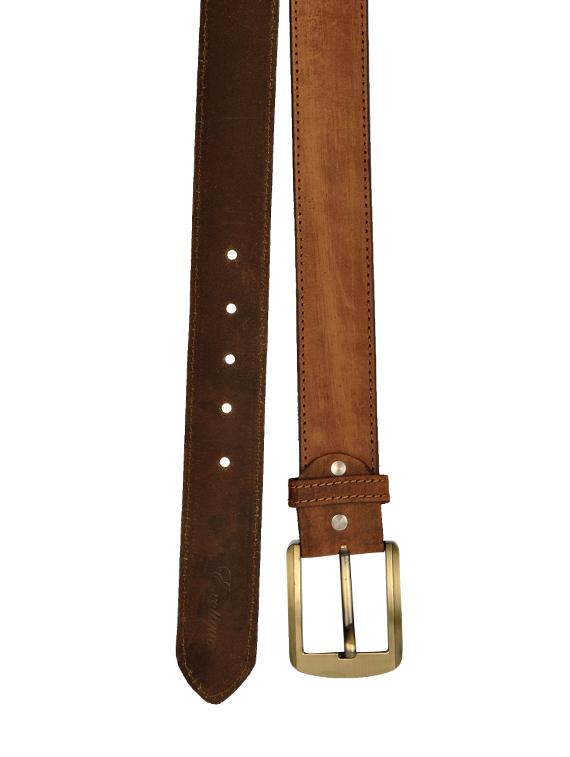 brown color, leatherette belt - 11358451 -  Standard Image - 1
