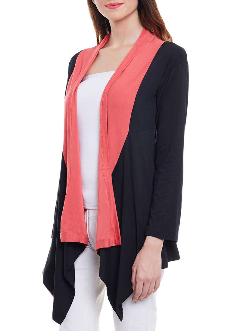colour block shrug - 11360251 -  Standard Image - 1