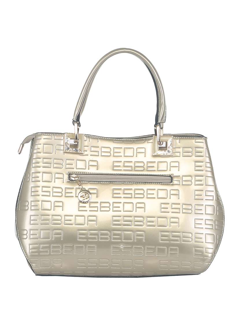 gold faux leather handbag - 11369650 -  Standard Image - 1