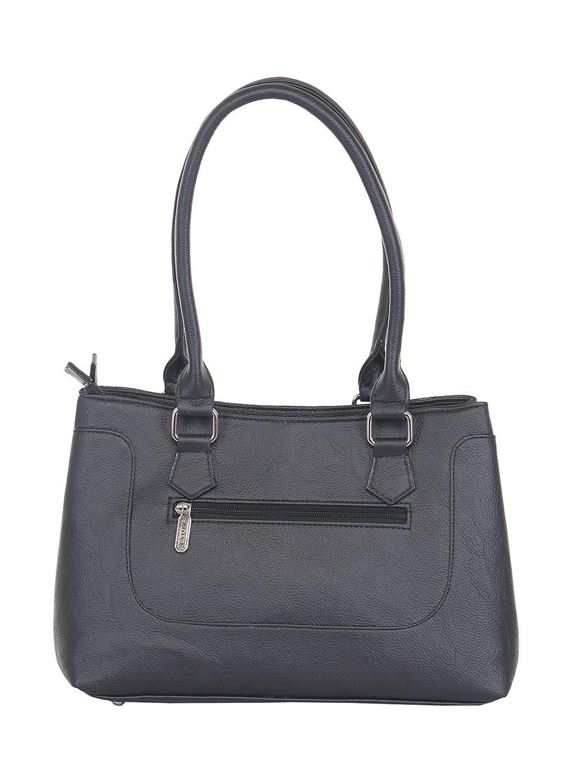 black faux leather handbag - 11369667 -  Standard Image - 1