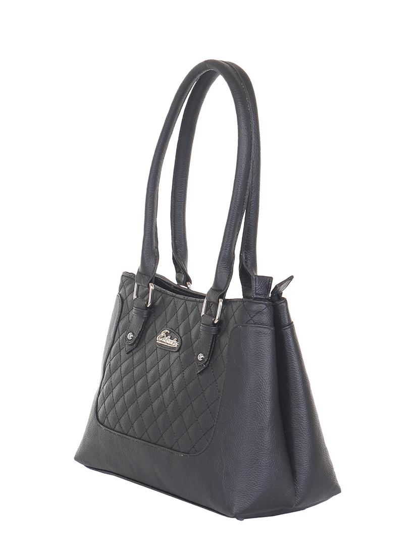 black faux leather handbag - 11369667 - Standard Image - 4