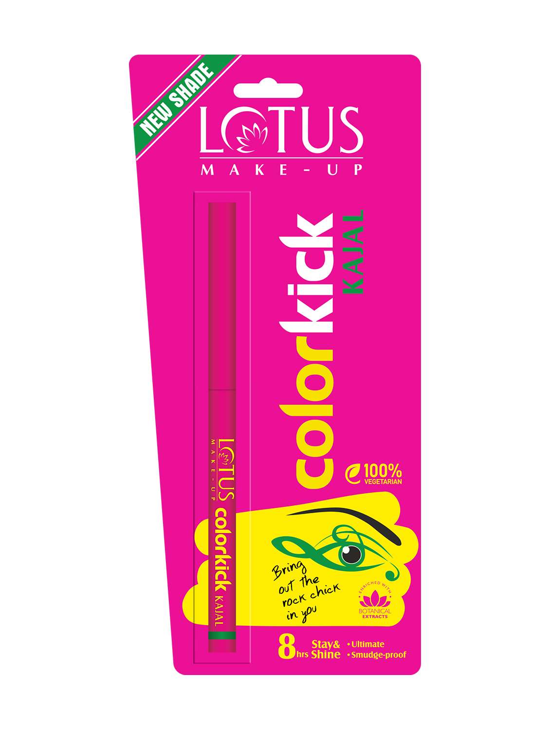lotus make-upcolorkick kajal - mystic green 0.28 g