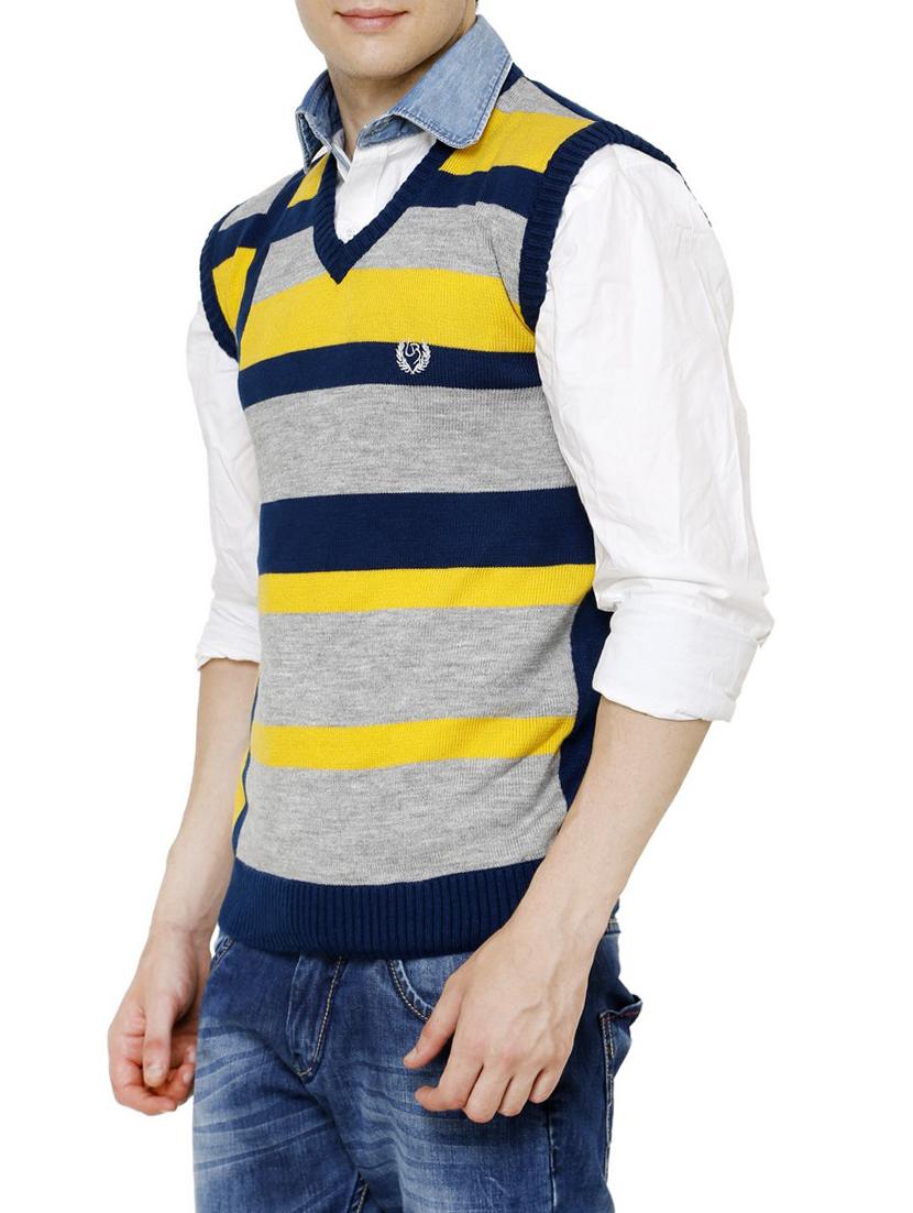 multicolored acrylic pullover - 11414443 - Standard Image - 1