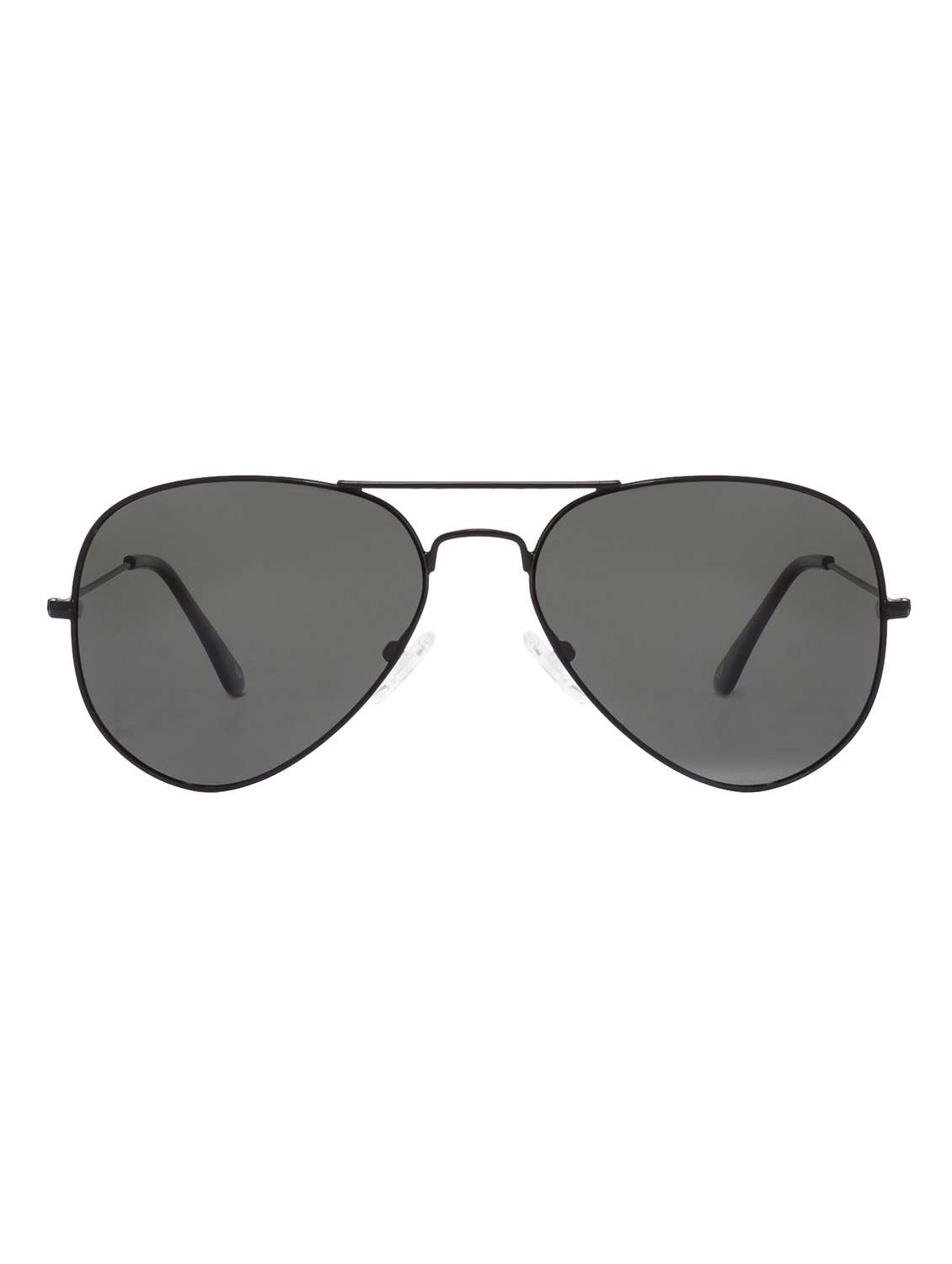 black metal aviator men sunglass