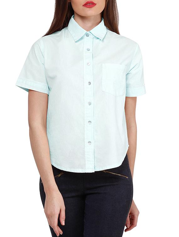 grey cotton regular shirt