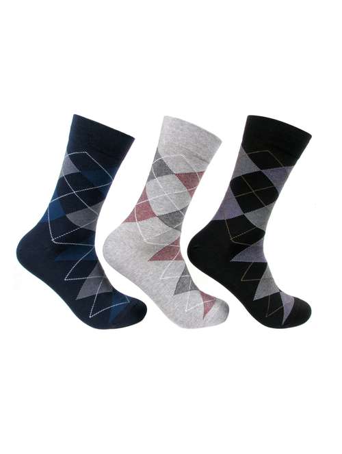 multi colored cotton sock sock set of 3 - 11476043 -  Standard Image - 0
