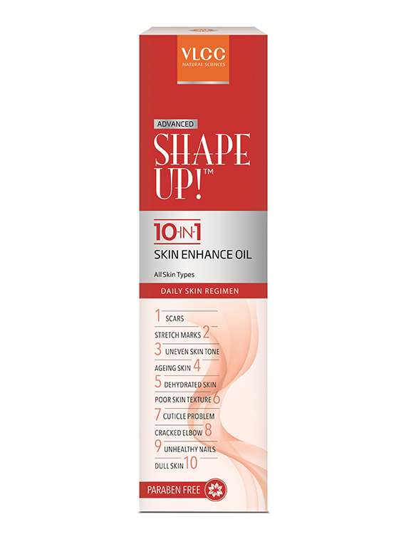 vlcc shape up 10 in 1 skin enhance oil 60 ml