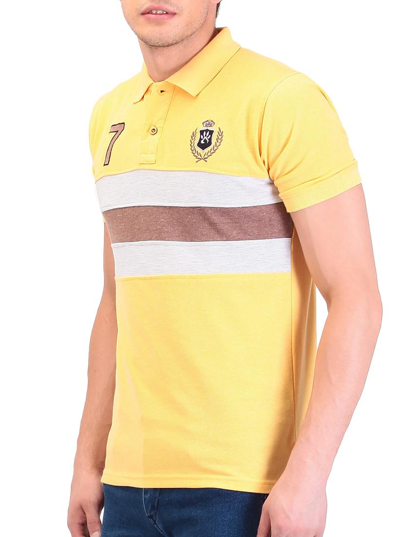 yellow cotton t-shirt - 11493981 - Standard Image - 1