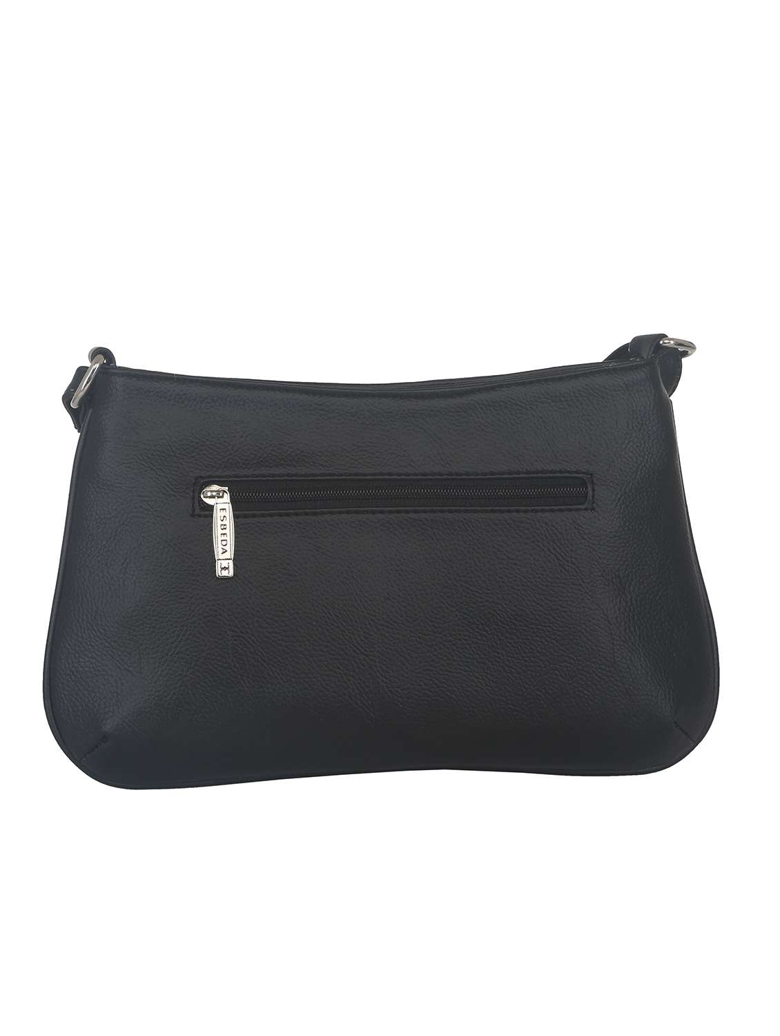 black solid regular sling bag - 11507245 -  Standard Image - 1