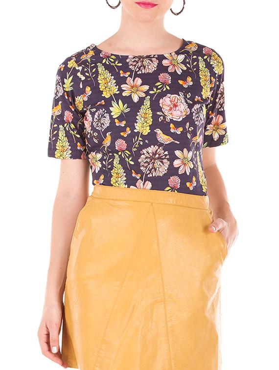 women's straight round neck top - 11507893 - Zoom Image - 0