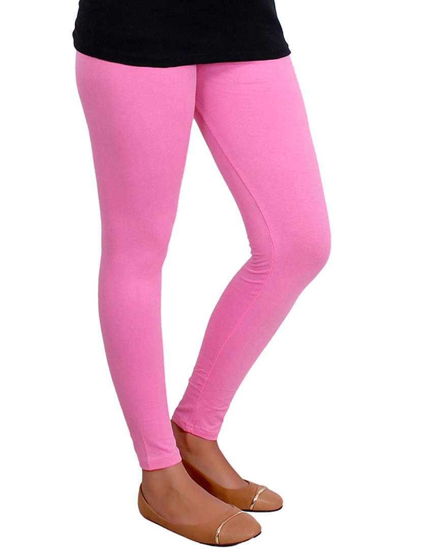 pink color, cotton legging - 11512321 -  Standard Image - 1
