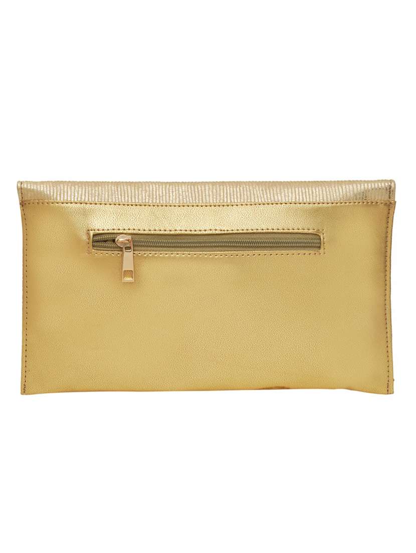 gold leatherette sling bag - 11512544 - Standard Image - 1