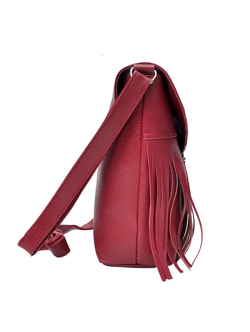 red leatherette sling bag - 11512568 - Standard Image - 4