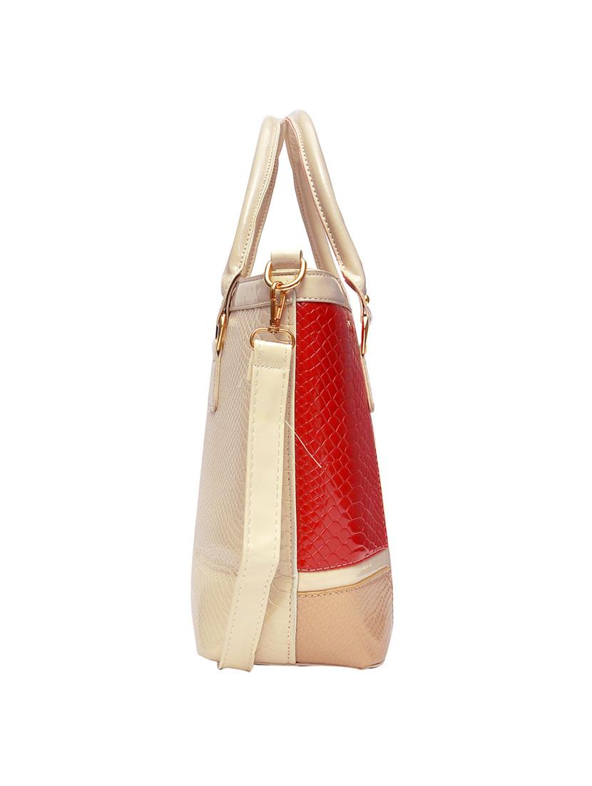 multi colored leatherette handbag - 11519163 - Standard Image - 4