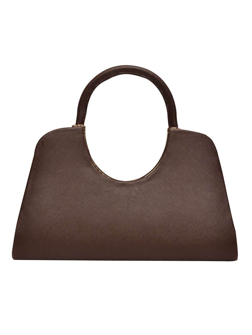 brown leatherette handbag - 11519173 -  Standard Image - 1