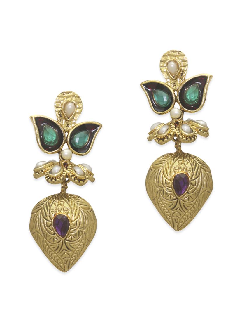 multi colored zinc earring - 11530663 -  Zoom Image - 0