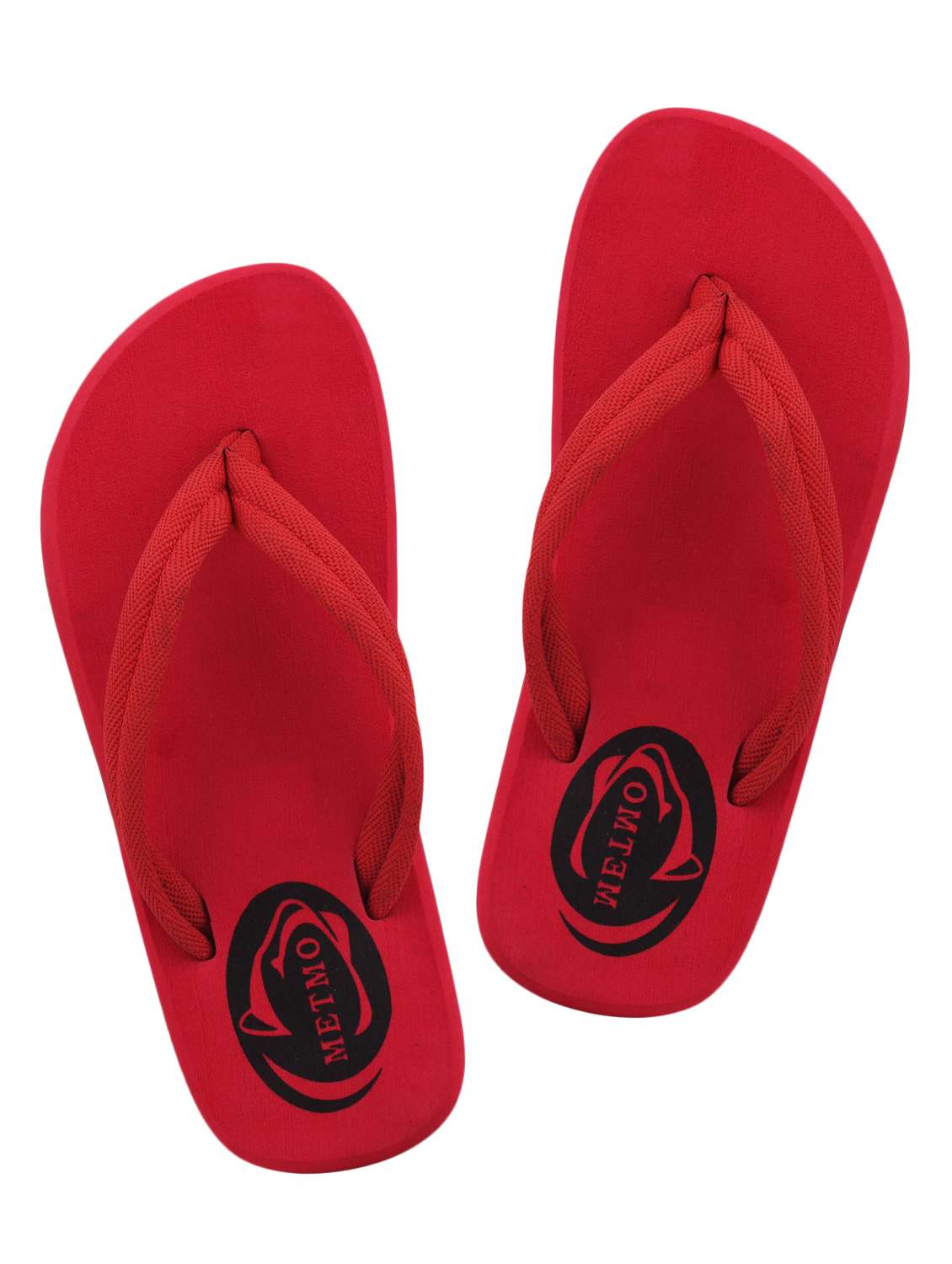 red color, rubber slippers