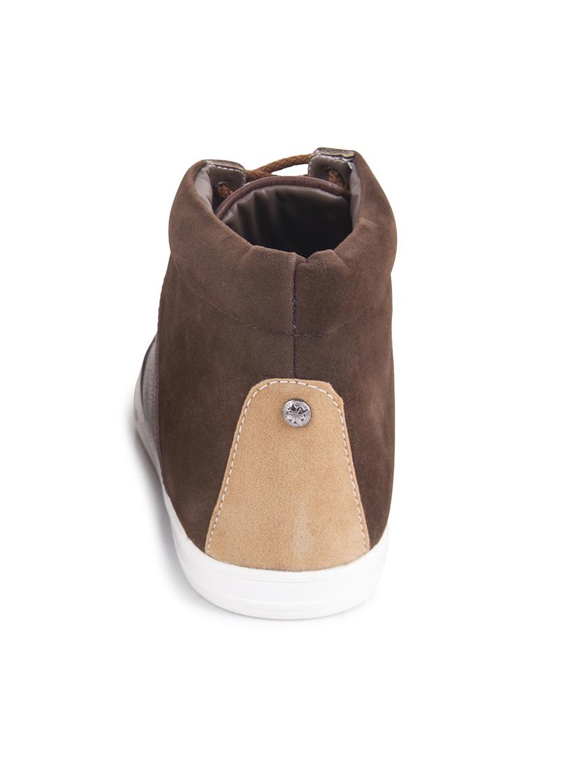 brown faux leather sneaker - 11577312 - Standard Image - 1