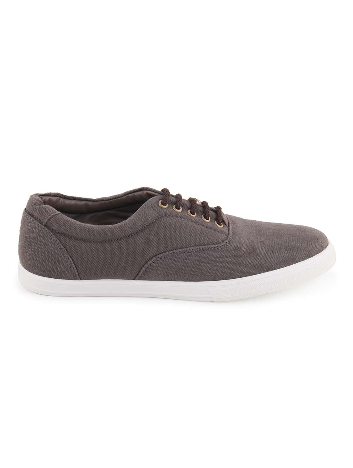 solid grey canvas sneaker - 11577318 -  Standard Image - 1