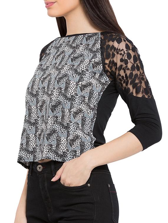 multicolored printed top - 11586275 - Standard Image - 1