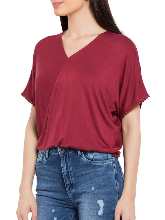red viscose top - 11586282 - Standard Image - 1