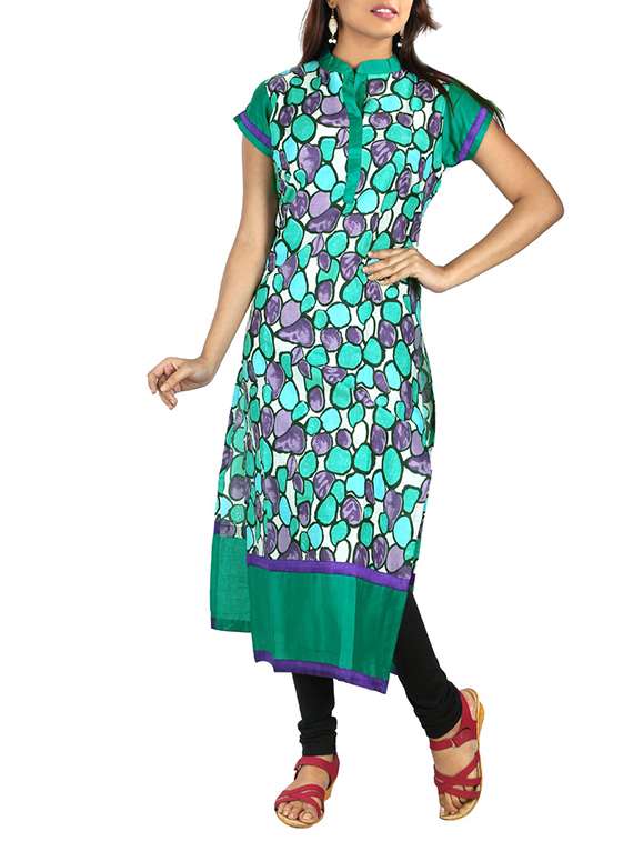 multi colored cotton kurti