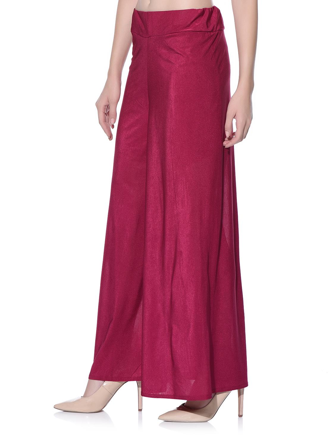 pink polyester palazzo - 11593794 - Standard Image - 1