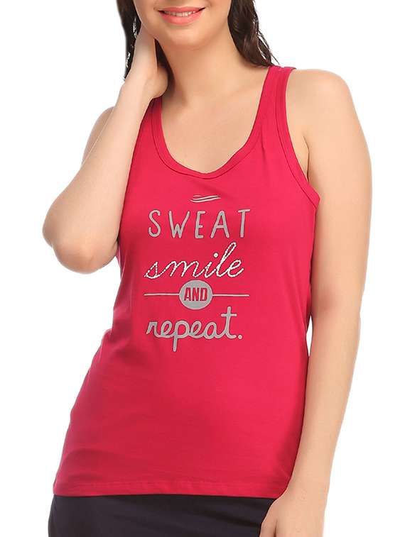 Buy online Set Of Pink Printed Cotton Tee Ganji from western - Main Image