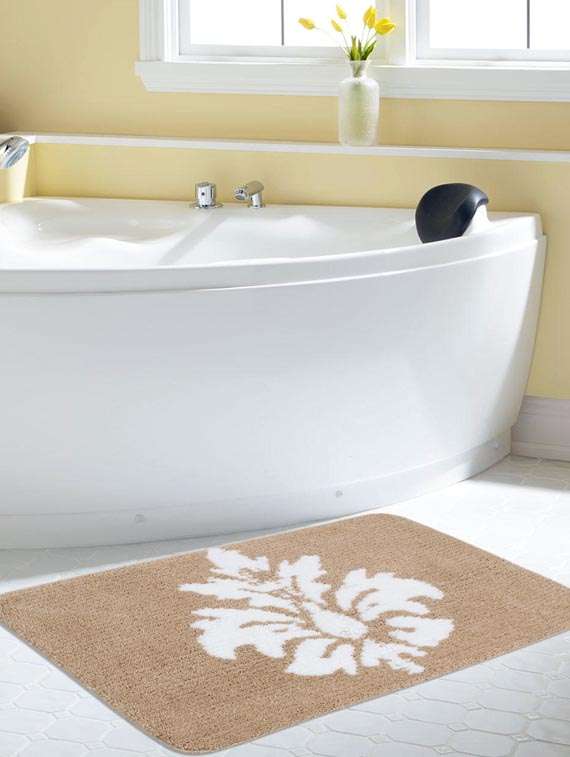 saral home premium quality very soft micro polyester bathmat -50x80 cm - 11649183 - Zoom Image - 0