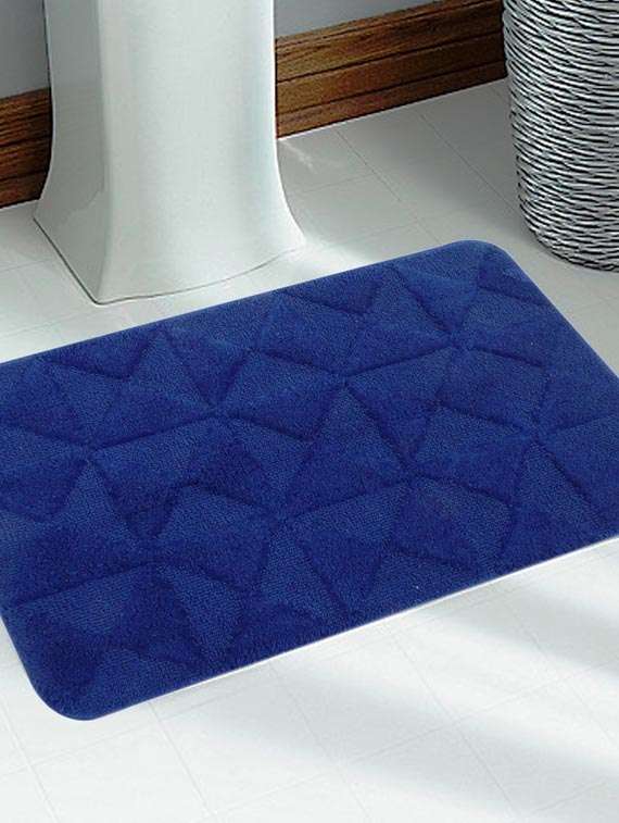 saral home soft cotton  anti slip bathmat  -50x80 cm