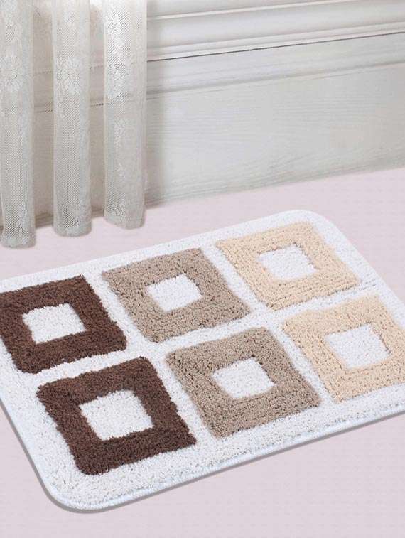 saral home soft cotton bathmat  - 40x60 cm