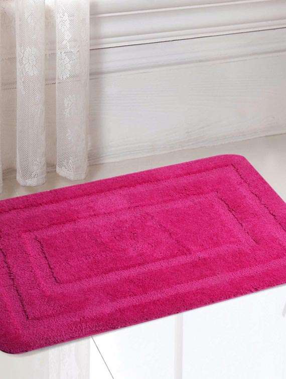 saral home premium quality very soft anti slip bathmat -60x100 cm