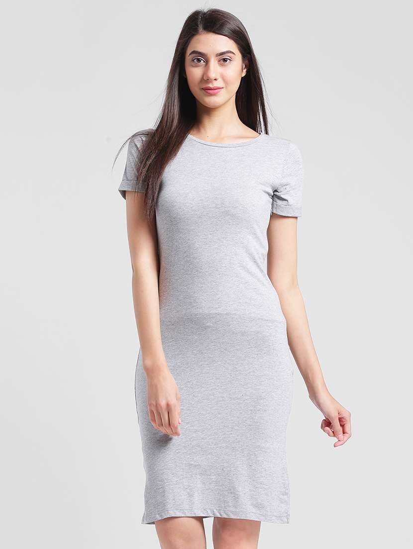 women's sheath solid dress