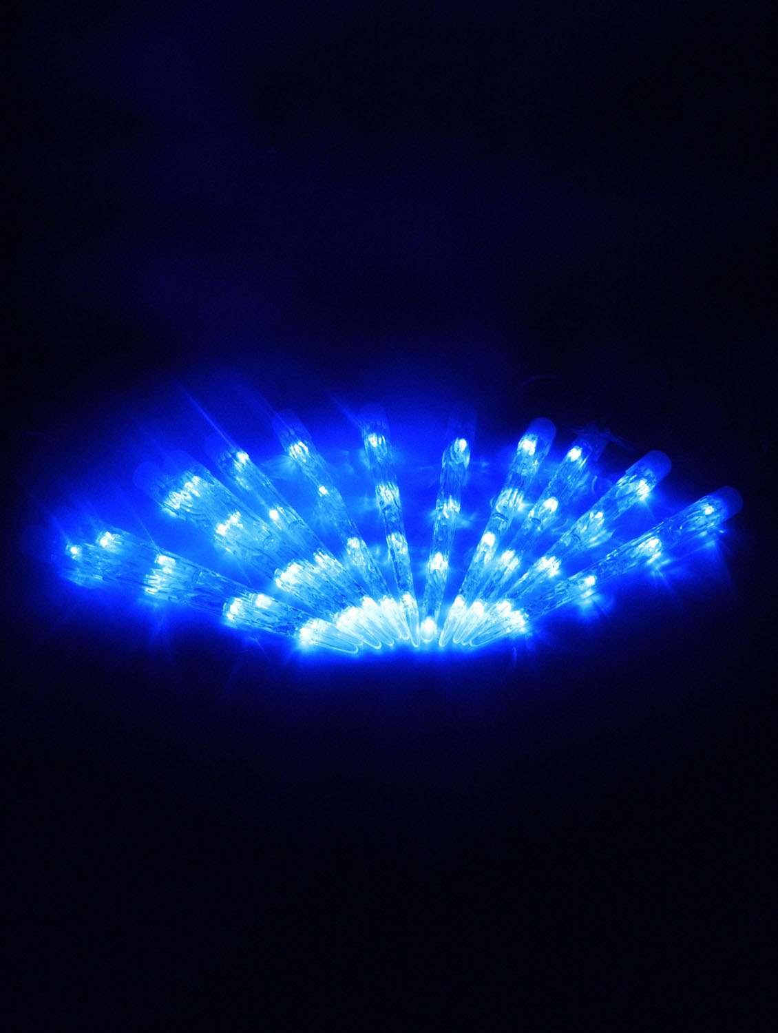 led water fall light effect with 6 level speed controller-blue