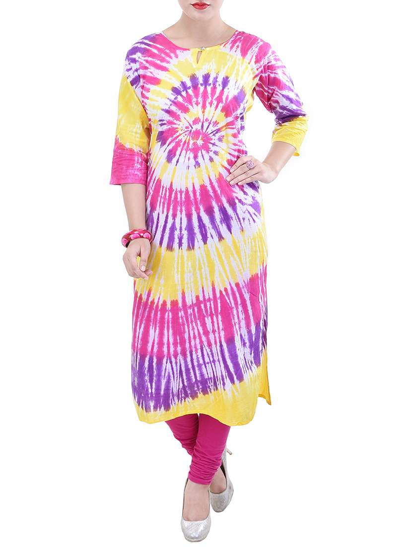 multi colored cotton kurti