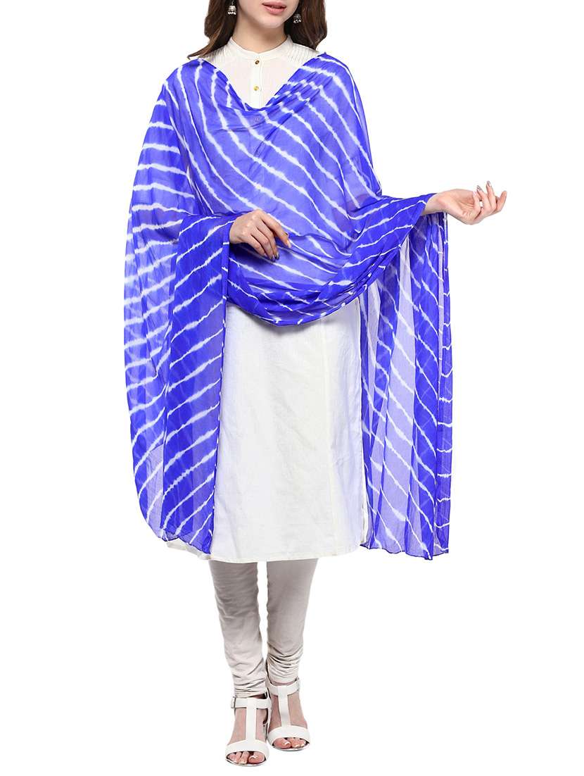  georgette tie & dye dupatta