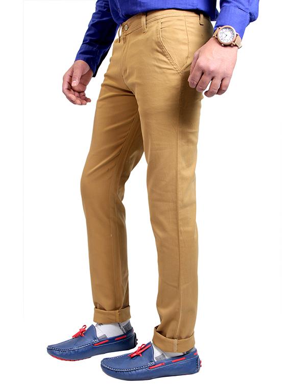 beige cotton chinos casual trouser - 11764038 - Standard Image - 1